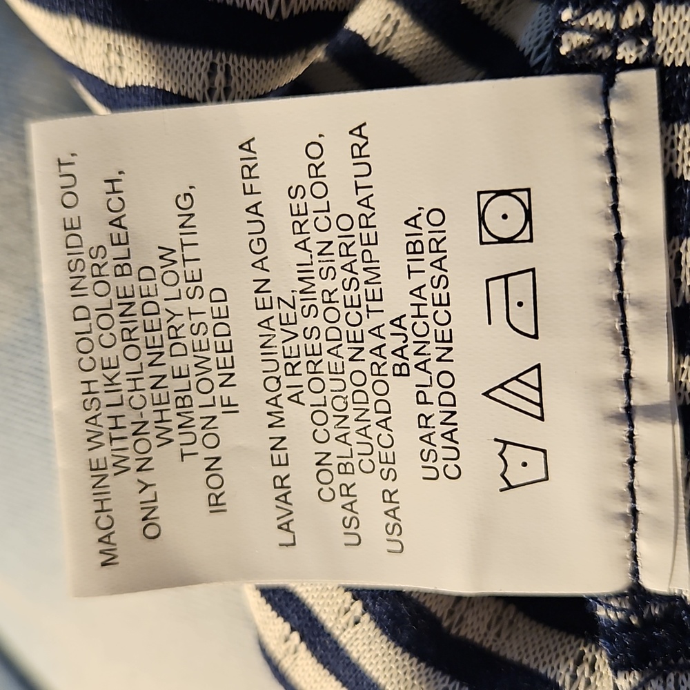 3 For $13.00! Copper Key Navy Blue and White Sleeveless Sundress-Size Small-EUC - Picture 5 of 5